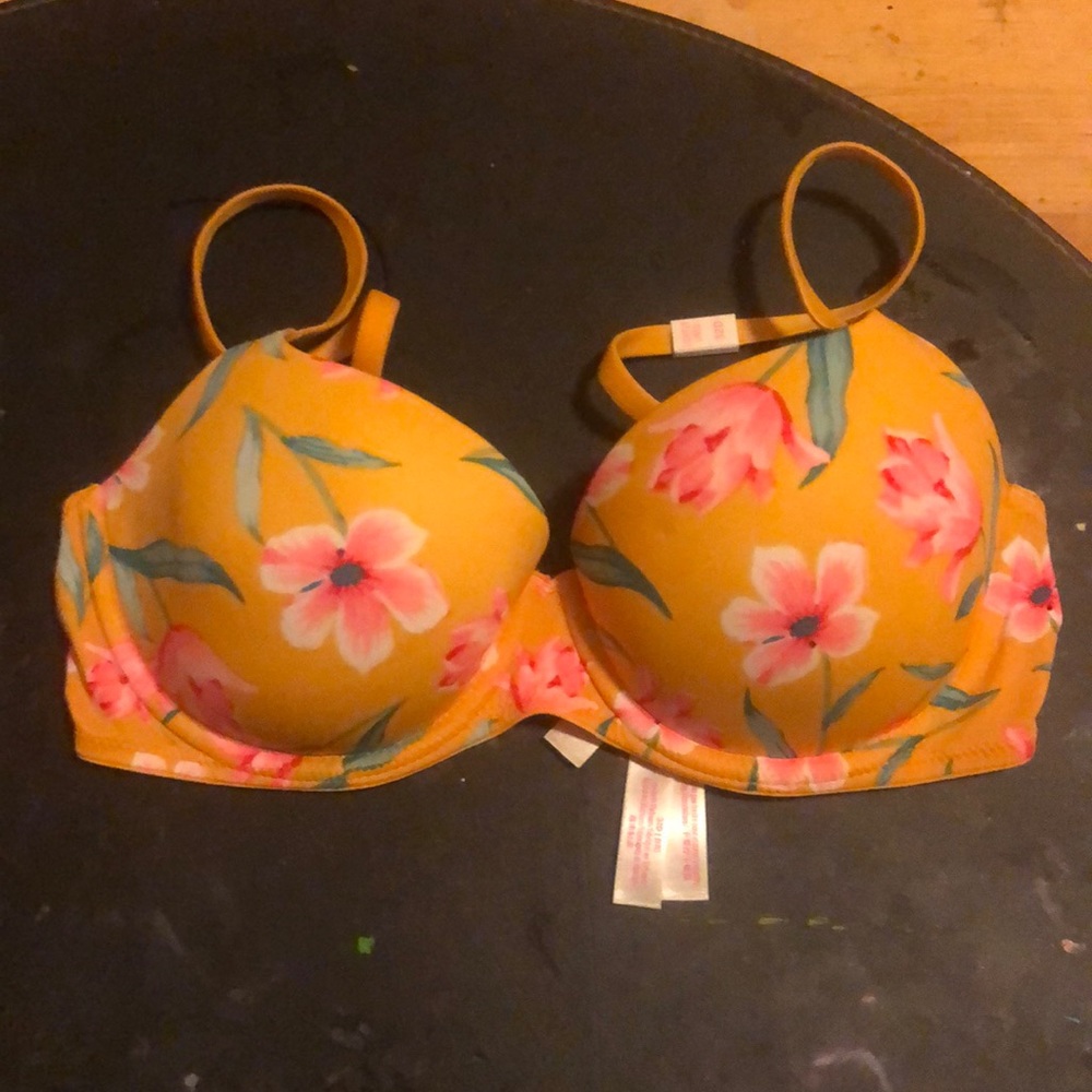 Pink bra